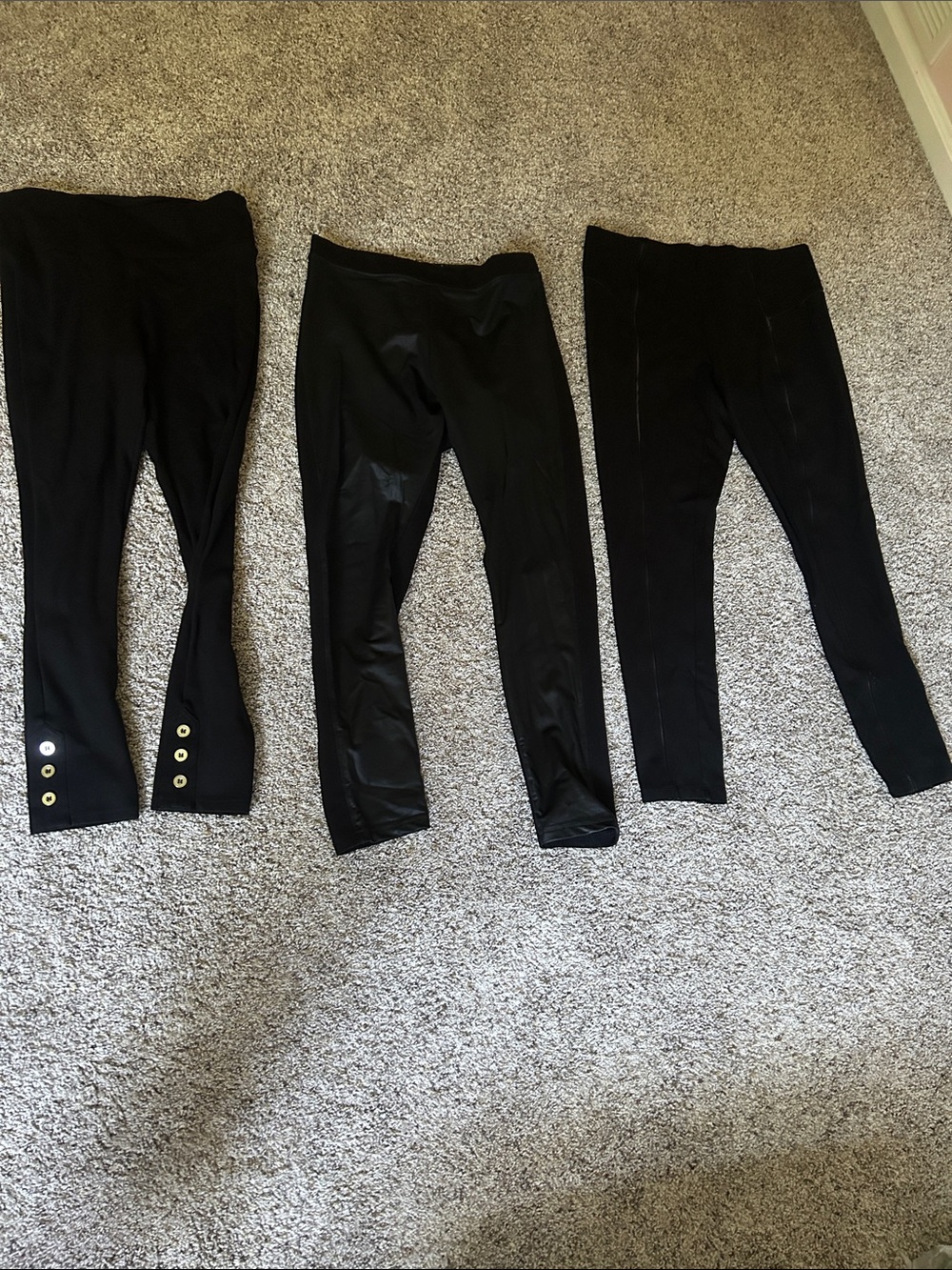 Bundle Black Ponte Everyday Stretch Leggings - 3-Pack